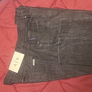 Mens Armani exchange black jeans